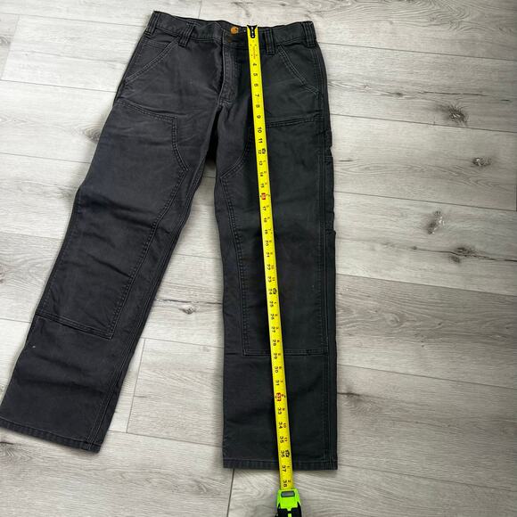 Carhartt Men’s Relaxed Fit Carpenter Double Knee Jeans Size 32X30 Gray - Picture 3 of 9